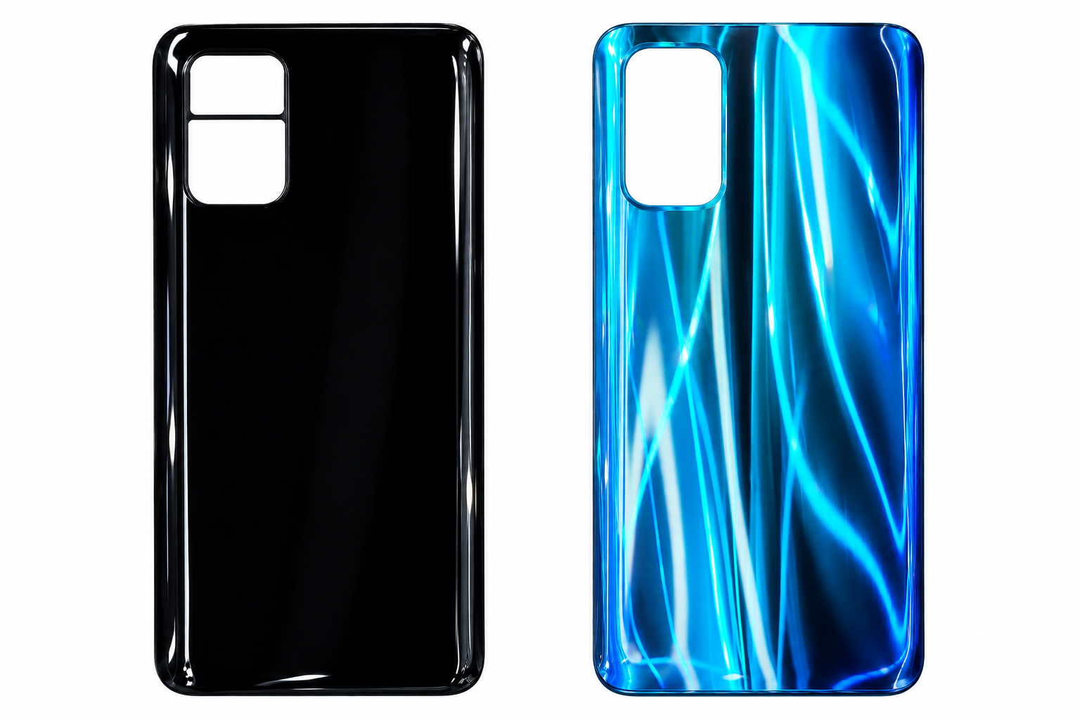 Compatible Replacement for Vivo V19 Back Panel – Black & Blue